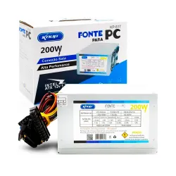 Fonte ATX 200W Knup Fonte ATX 200W Knup